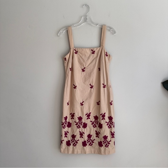 Tocca Dresses & Skirts - Tocca Wide Strap Embroidered Mini Dress 6